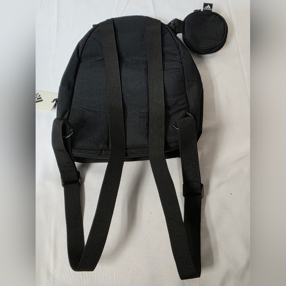 Adidas Must Have Mini Backpack Unisex Black And White New - Picture 6 of 11